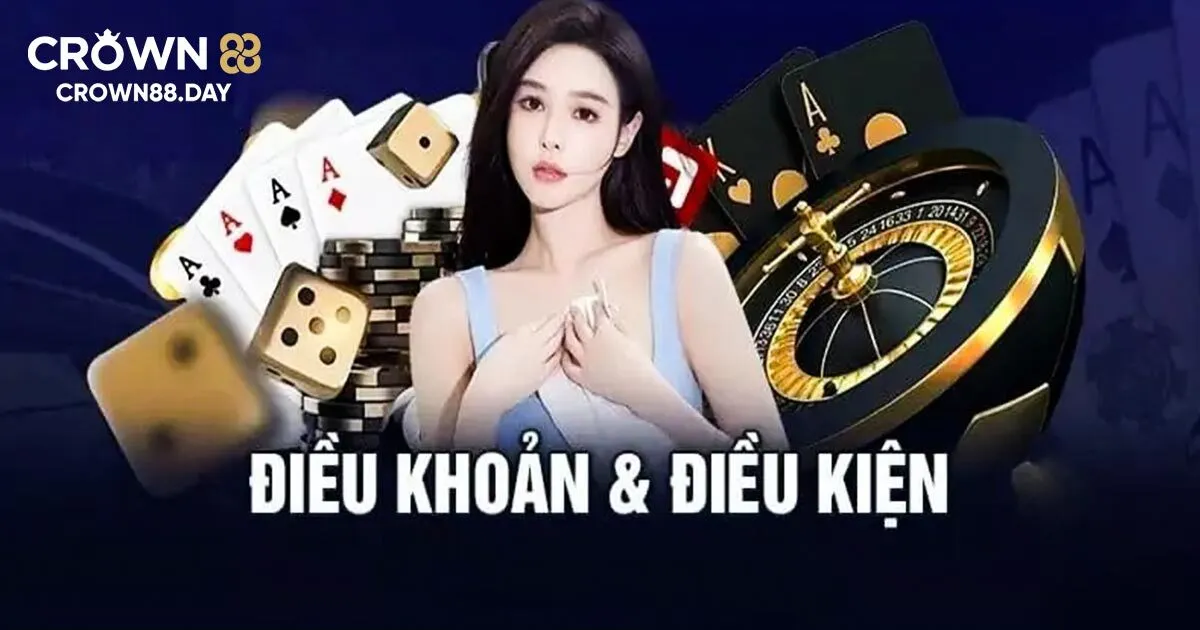 Điều khoản và điều kiện Crown88 khi rút tiền