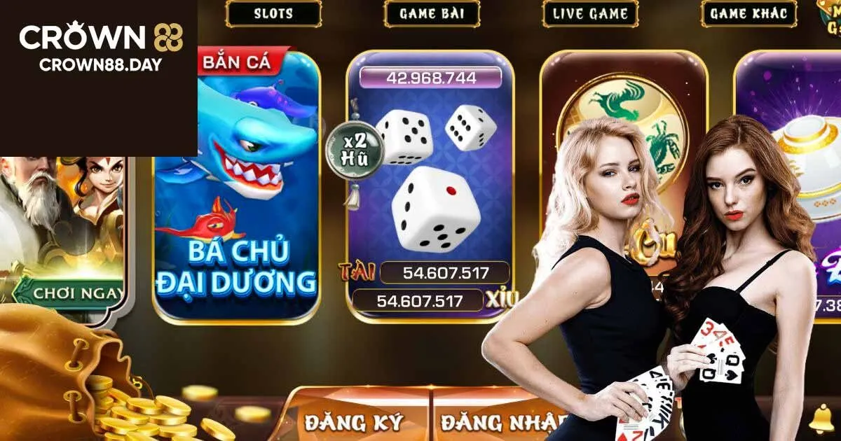 Giới thiệu Crown88 - Kho game đa dạng